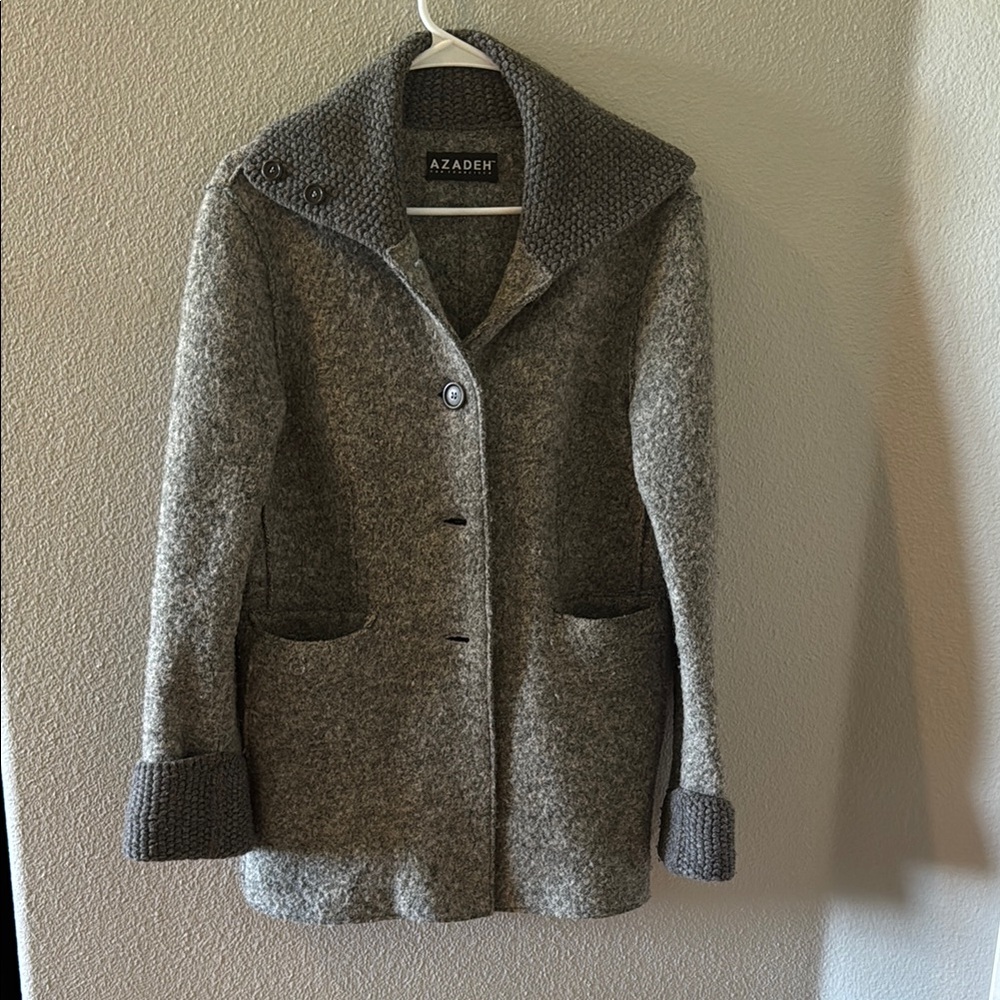 Gray Wool Women's Coat